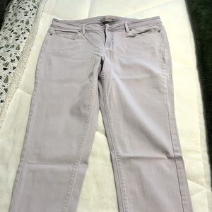 Lavender J.Jill Denim Authentic Fit Slim Ankle Pants